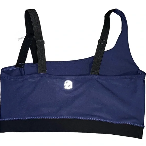Josie Natorie Women's Active Solstice Asymmetrical  Sport Bra blue size XL - Picture 3 of 3
